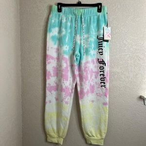New With Tag Juice Couture Tye Dye Jogger Size Small